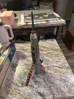 Vintage Holdraketa Tin Moon Rocket with Box & Instructions Hungary
