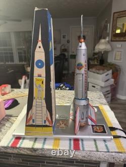 Vintage Holdraketa Tin Moon Rocket with Box & Instructions Hungary