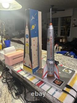 Vintage Holdraketa Tin Moon Rocket with Box & Instructions Hungary