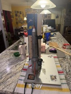 Vintage Holdraketa Tin Moon Rocket with Box & Instructions Hungary