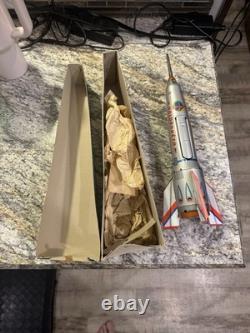 Vintage Holdraketa Tin Moon Rocket with Box & Instructions Hungary