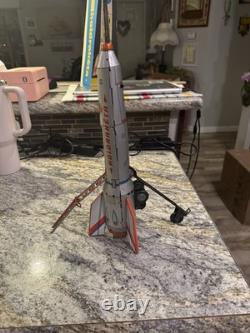 Vintage Holdraketa Tin Moon Rocket with Box & Instructions Hungary