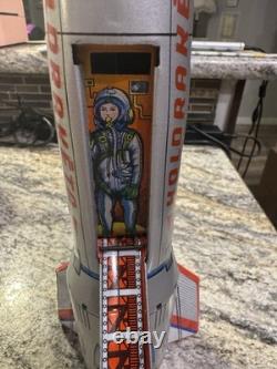 Vintage Holdraketa Tin Moon Rocket with Box & Instructions Hungary