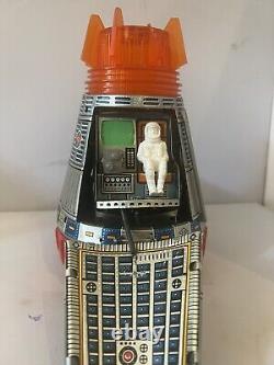 Vintage Horikawa Battery Operated Tin US NASA Space Capsule P-93/M-635, Rare