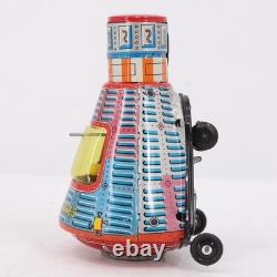 Vintage Horikawa S. H. Japan Tin Space Capsule Battery Toy with Original Box Rare