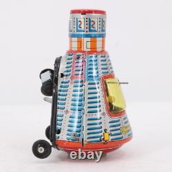 Vintage Horikawa S. H. Japan Tin Space Capsule Battery Toy with Original Box Rare