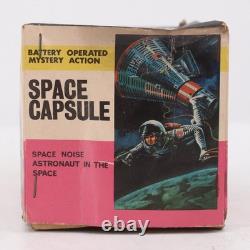 Vintage Horikawa S. H. Japan Tin Space Capsule Battery Toy with Original Box Rare