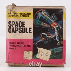 Vintage Horikawa S. H. Japan Tin Space Capsule Battery Toy with Original Box Rare
