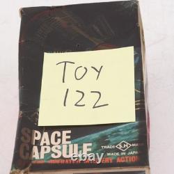 Vintage Horikawa S. H. Japan Tin Space Capsule Battery Toy with Original Box Rare