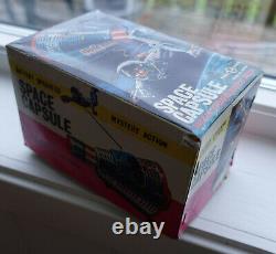 Vintage Horikawa Space Capsule Battery Operated Mystery Action Toy Original Box