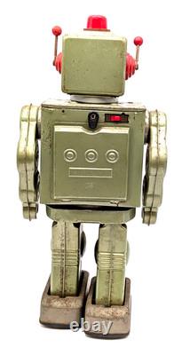Vintage Horikawa Star Strider Robot Tin Toy Japan Battery Op Non Working 12in