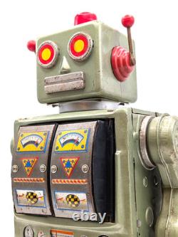 Vintage Horikawa Star Strider Robot Tin Toy Japan Battery Op Non Working 12in