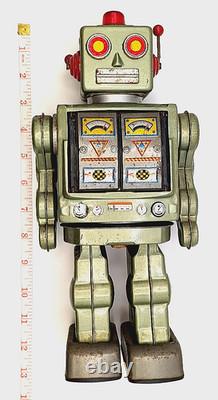 Vintage Horikawa Star Strider Robot Tin Toy Japan Battery Op Non Working 12in