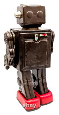 Vintage Horikawa Tin Robot Space Man Showa Retro 27cm Made in Japan