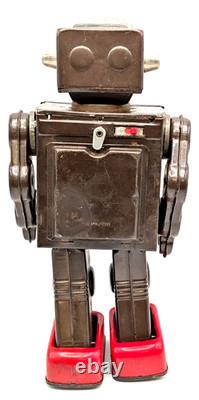 Vintage Horikawa Tin Robot Space Man Showa Retro 27cm Made in Japan