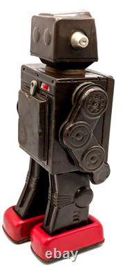 Vintage Horikawa Tin Robot Space Man Showa Retro 27cm Made in Japan