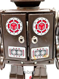 Vintage Horikawa Tin Robot Space Man Showa Retro 27cm Made in Japan