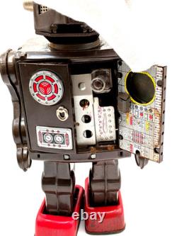 Vintage Horikawa Tin Robot Space Man Showa Retro 27cm Made in Japan