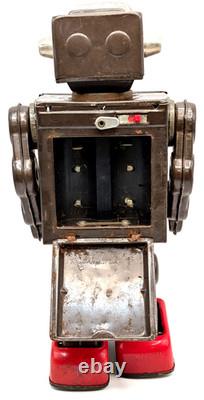 Vintage Horikawa Tin Robot Space Man Showa Retro 27cm Made in Japan