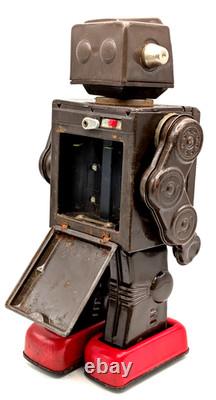 Vintage Horikawa Tin Robot Space Man Showa Retro 27cm Made in Japan