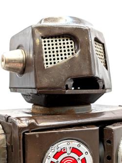 Vintage Horikawa Tin Robot Space Man Showa Retro 27cm Made in Japan