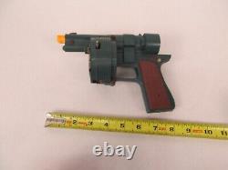 Vintage Hubley Gatling Pistol Battery Operated Toy Drum Mag Gun