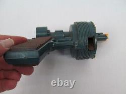 Vintage Hubley Gatling Pistol Battery Operated Toy Drum Mag Gun