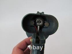 Vintage Hubley Gatling Pistol Battery Operated Toy Drum Mag Gun