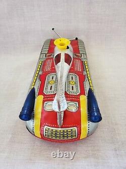 Vintage Hungarian Space Rocket Interkozmosz Tin Toy 1968 Battery Operated 13