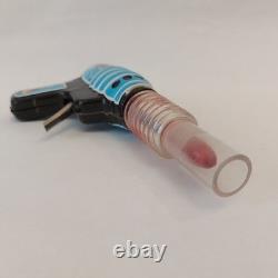 Vintage Hungary Space Ray Gun Pistol Litho Astronaut Friction Tin Toy Works+ Box