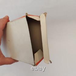 Vintage Hungary Space Ray Gun Pistol Litho Astronaut Friction Tin Toy Works+ Box