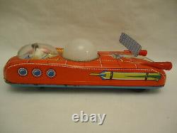 Vintage Hungary Space Shuttle Tin Toy Lemez Astronaut Interkosmosz Works + BOX