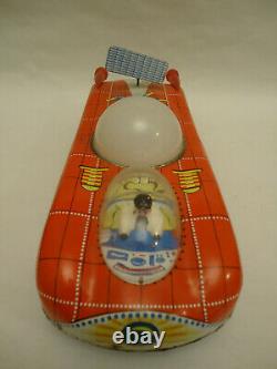 Vintage Hungary Space Shuttle Tin Toy Lemez Astronaut Interkosmosz Works + BOX