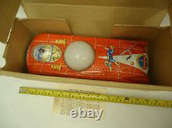 Vintage Hungary Space Shuttle Tin Toy Lemez Astronaut Interkosmosz Works + BOX