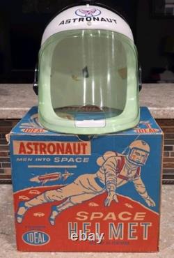 Vintage Ideal Astronaut Space Helmet Tv Men Into Space 1960 With Box
