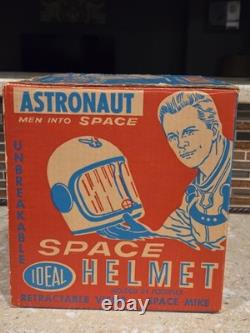 Vintage Ideal Astronaut Space Helmet Tv Men Into Space 1960 With Box