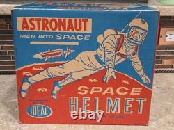Vintage Ideal Astronaut Space Helmet Tv Men Into Space 1960 With Box
