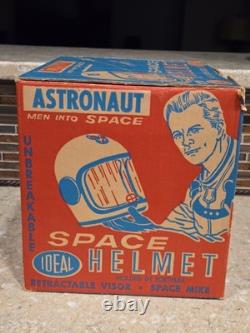 Vintage Ideal Astronaut Space Helmet Tv Men Into Space 1960 With Box