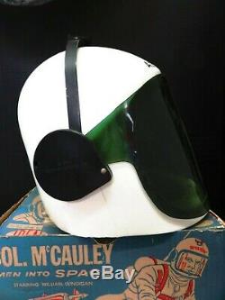 Vintage Ideal Col. McCauley Men Into Space Space Helmet In Original Box Very Gd