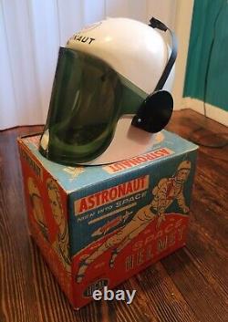 Vintage Ideal Men Into Space Astronaut Helmet 1960 with Box #4202 Variant