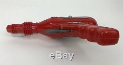 Vintage Ideal Red Atomic Space Blaster Toy Gun Buck Rogers Style