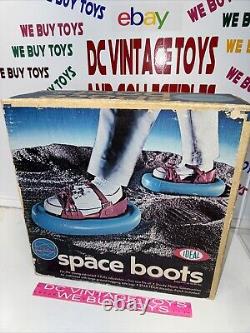 Vintage Ideal Star Team Space Moon Boots MISB New 1969 Sealed? Space Boots