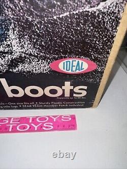 Vintage Ideal Star Team Space Moon Boots MISB New 1969 Sealed? Space Boots