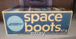 Vintage Ideal Star Team Space Moon Boots MiSB 1969 Factory Sealed In Box Rare