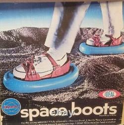 Vintage Ideal Star Team Space Moon Boots MiSB 1969 Factory Sealed In Box Rare