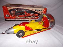 Vintage Ideal Turbo-jet Car #4867 & Launcher In Box Works Very Nice! Lot #p-90