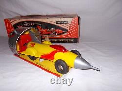 Vintage Ideal Turbo-jet Car #4867 & Launcher In Box Works Very Nice! Lot #p-90