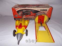 Vintage Ideal Turbo-jet Car #4867 & Launcher In Box Works Very Nice! Lot #p-90