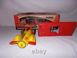 Vintage Ideal Turbo-jet Car #4867 & Launcher In Box Works Very Nice! Lot #p-90