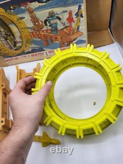 Vintage Ideal Zeroid Action Set Solar Cycle withOriginal Box AS IS 1960s Space Toy